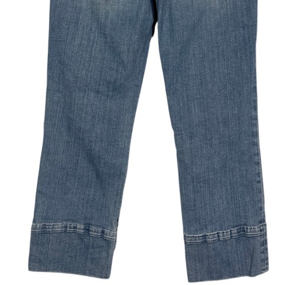 Calvin Rucker Vintage Cropped See The Love Mid Rise Jeans 5 Pocket 28 Light Wash - Picture 8 of 15
